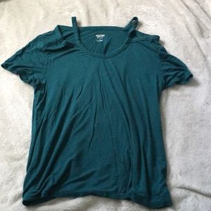 cut out shoulder top